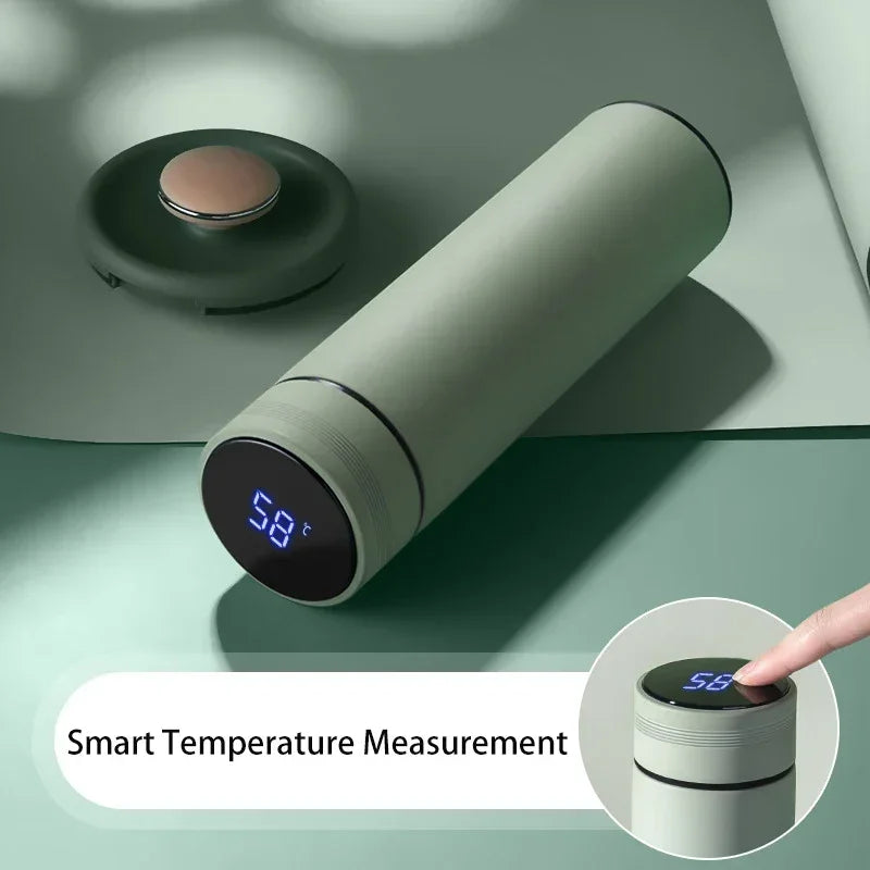 500 ml Thermoflasche mit Temperaturanzeige