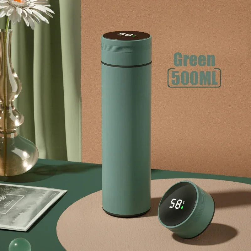 500 ml Thermoflasche mit Temperaturanzeige