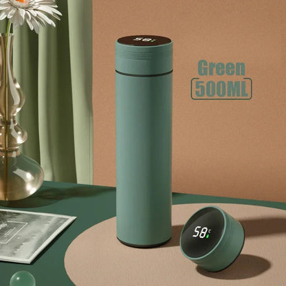 500 ml Thermoflasche mit Temperaturanzeige