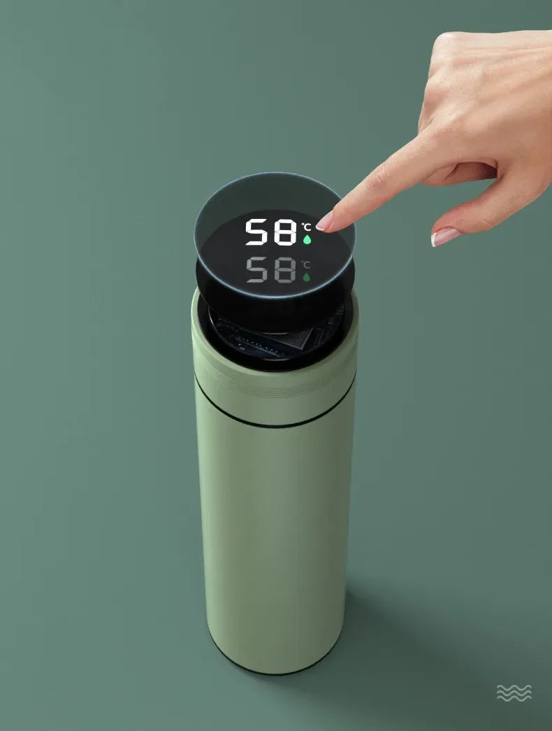 500 ml Thermoflasche mit Temperaturanzeige